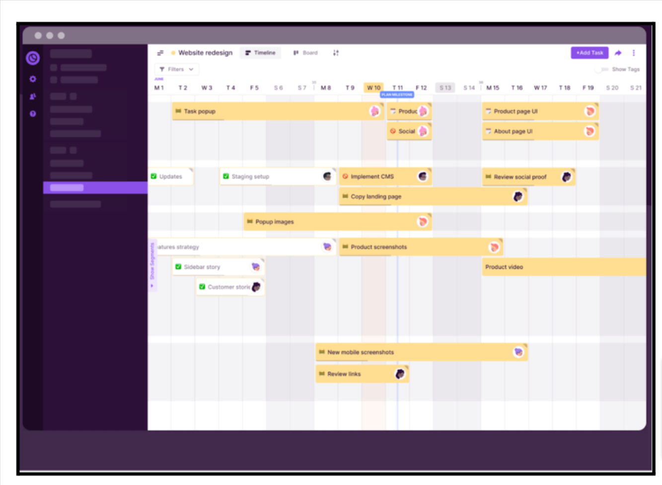 Drag-and-Drop Tasks for Easy Scheduling